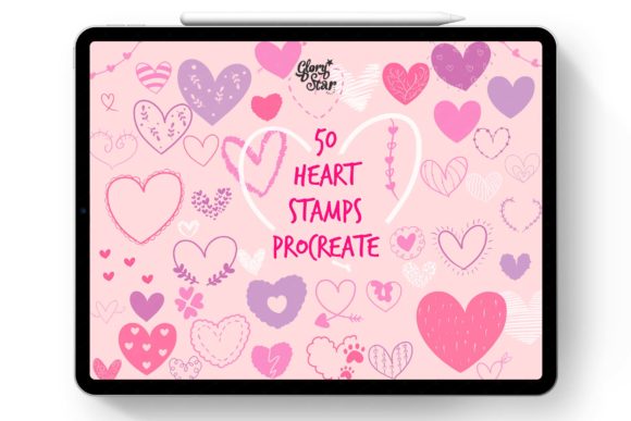 Accelerating Creative Workflows with the Procreate Heart Stamp Bundle