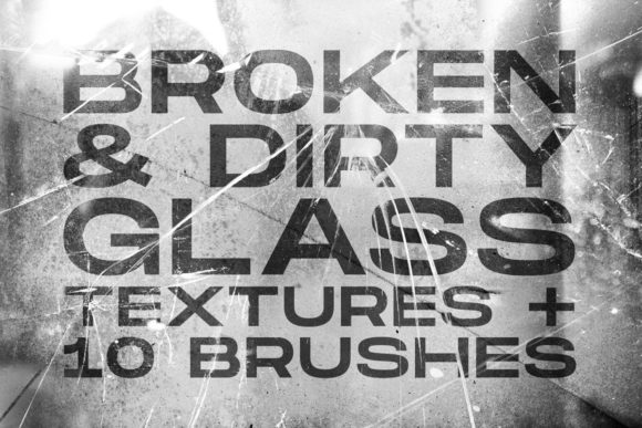 Broken and Dirty Glass Textures: Elevating Design with Authentic Grit