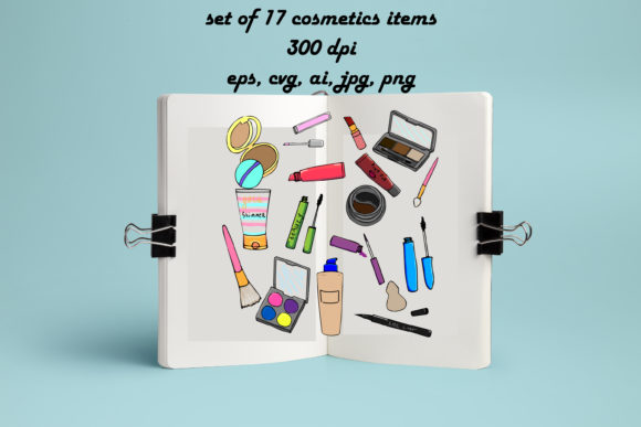 Bundle of Beauty Products: Versatile Vector Illustrations for Creative Projects