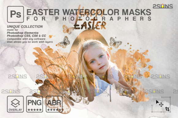 Easter Watercolor Overlay Photoshop Guide