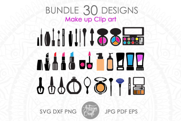 Elevating Beauty Branding with High-Quality Makeup Clipart and Cosmetics SVG Assets