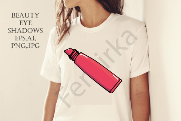 Hand Drawn Lipstick Clipart for Designers