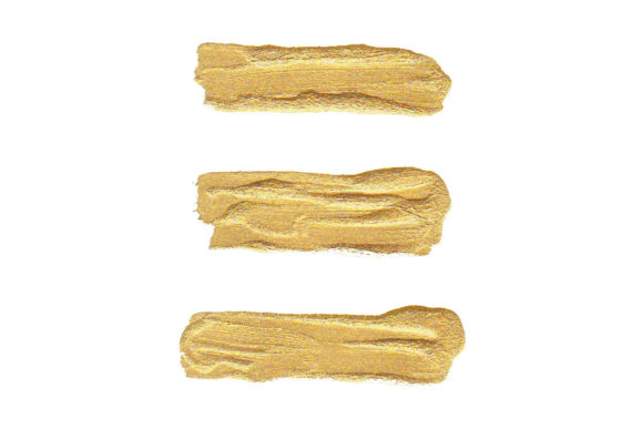 Integrating a Set of Hand Drawn Golden Brush Set into Professional Design Workflows