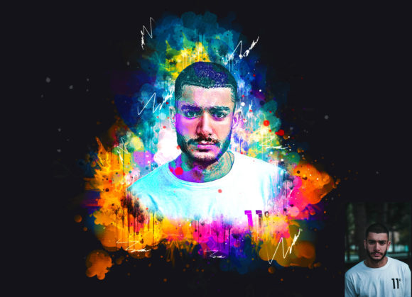 Mastering the Abstract Watercolor Portrait Photoshop Action for Stunning Digital Art