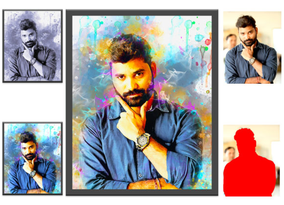 Transform Photos with Watercolor Painting Action