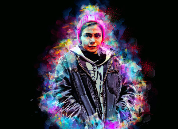 Transforming Ordinary Photos with the Color Splatter Photoshop Action