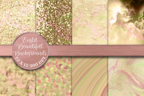 Unlocking Creative Potential with Gold, Green, and Red Ombre Textures